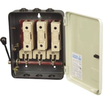 Shield 63A Double Pole Rewireable Switch Fuse Unit - SHD-63-415-DP