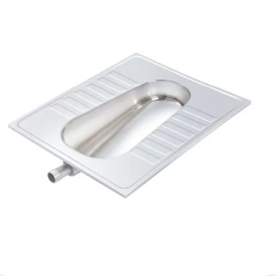 Silver Shine SS Lavatory Orissa Pan With Flush Type 1 Nozzle-585x480mm-SSLP-210