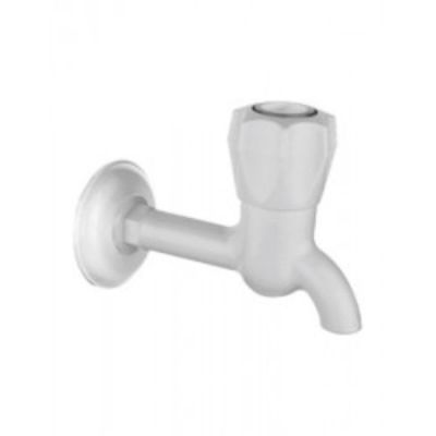 Glimpse Ptmt Bib Cock Long Body With Wall Flange SL-2804