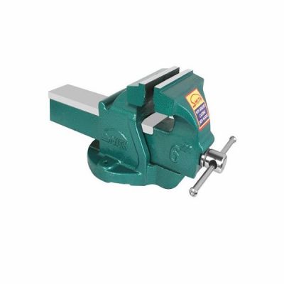 Smith 6x6Inch Fixed Base Bench Vice with Gun Metal Nut-ST-106