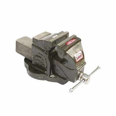 Smith 2x3.1/2Inch Anvil Type Fixed Base Smart Bench Vice with Broad Rib and Steel Nut-ST-108