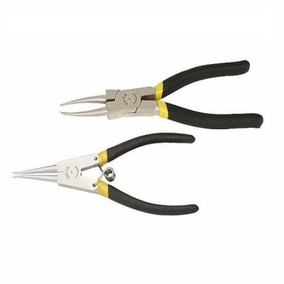 Smith 6Inch Chrome Plated Bent Nose Circlip Plier-ST-207