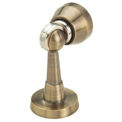 Spider 75mm Antique Brass Magnetic Door Stopper-MDH01