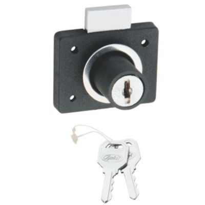 Spider Zinc Steel Body Black Powder Coated Mini Multipurpose Lock with 2 CP Keys -MMP