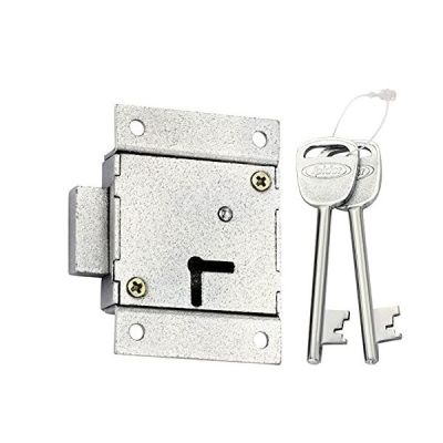 Spider Cupboard Lock with 2 Steel CP Keys Chrome Plated Finish - ICB01