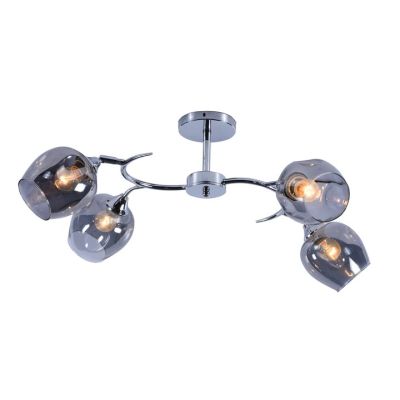 Stello Magro Chrome 4 Light Ceiling Light-SL2351