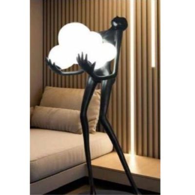 Stello Nordic Modern Resin Art Study Stand Light Floor Lamp - T0930