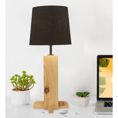 Symplify Rocket 12W Beige E27/B22 Wooden Table Lamp-TL00014