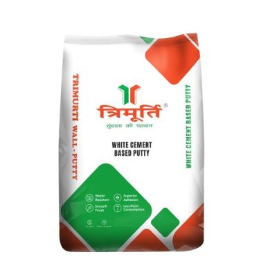 Trimurti 40Kg Bag White Cement Based Korean Polymer Wall Putty