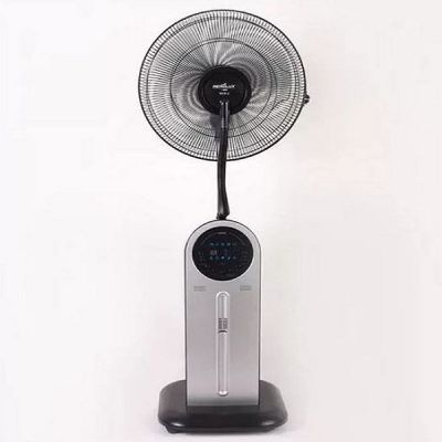 Usha Aerolux Niebla Black and White 400mm Pedestal Fan with Remote