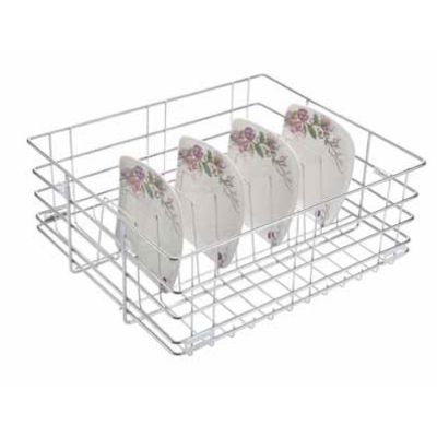 Verito Silver 6mm Wire Plate Basket - SLV-VE-PLTB-12-20-6