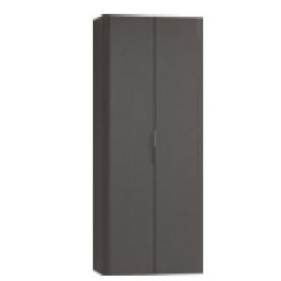 Vitra Cabinet Tall Unit with 2 doors-Anthracite High Gloss 56192