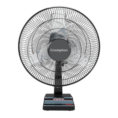 Crompton Windmill 400mm Black Table Fan