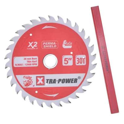 Xtra Power X2 TCT Saw Blade Hardwood & Aluminium 5x30T